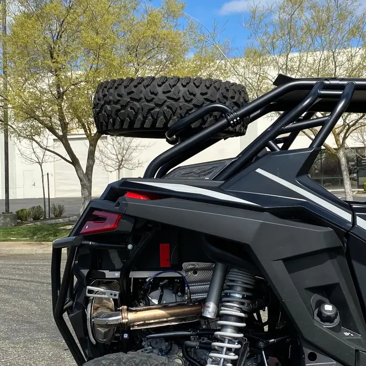 Factory Utv Polaris Rzr Turbo R 4 / Pro S 4 Dual Clamp Spare Tire Mount 1