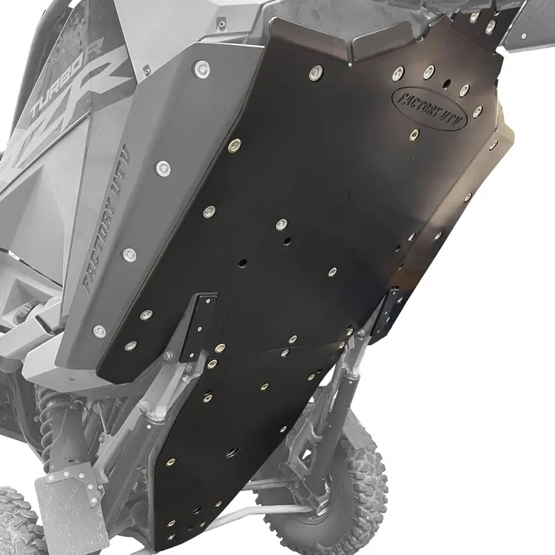 Factory Utv Polaris Rzr Turbo R/ Pro S Uhmw Skid Plate 1