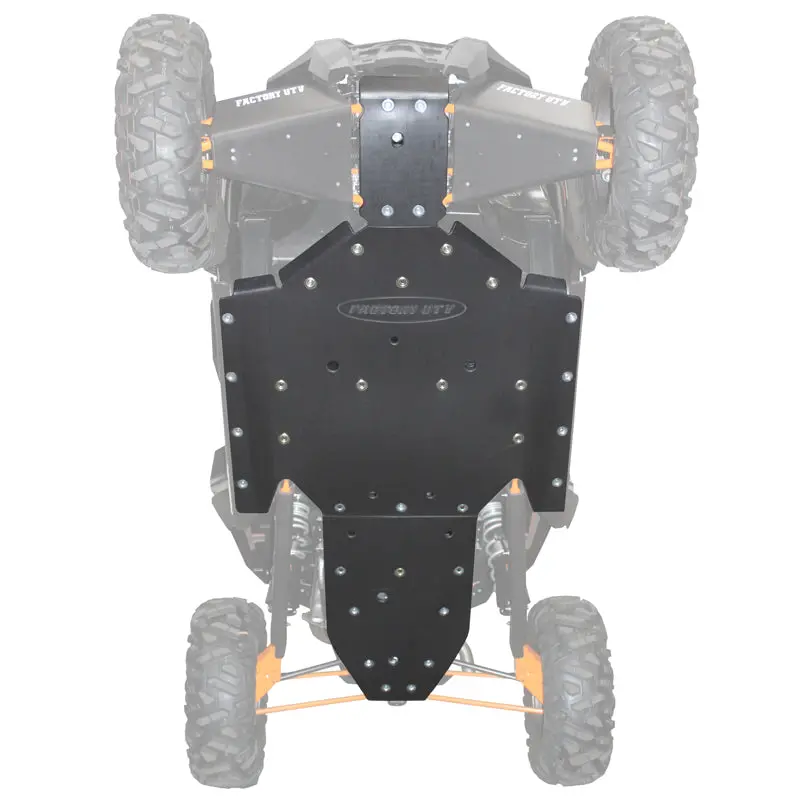 Factory Utv Polaris Rzr Xp 1000 & Xp Turbo Uhmw Skid Plate 2