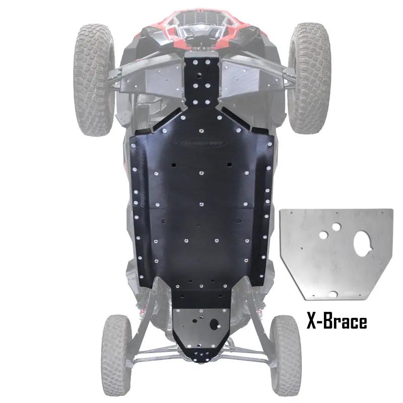Factory Utv Polaris Rzr Xp 4 Turbo S Uhmw Skid Plate 3