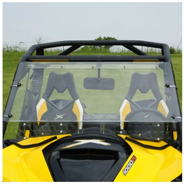 Falcon Ridge '13-'18 Can-Am Maverick Hard Coat Aero Vent Front Windshield 1