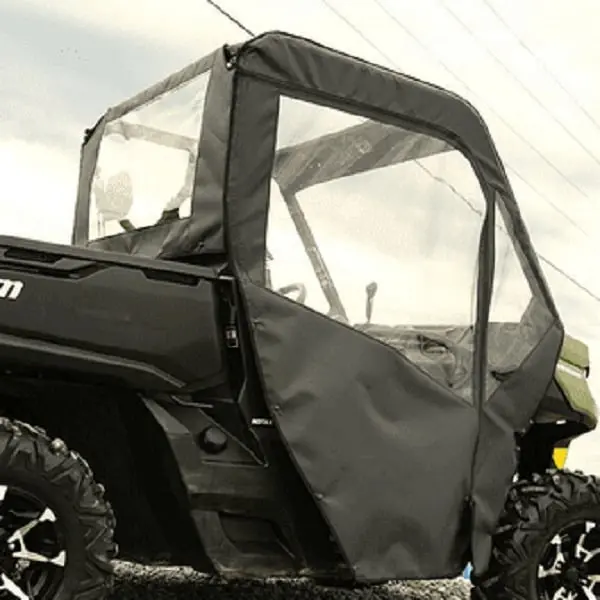 Falcon Ridge Can-Am Defender Full Soft Doors With Zipper 1