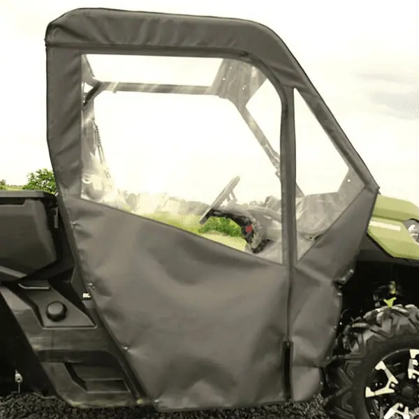 Falcon Ridge Can-Am Defender Half Soft Doors With Zipper 1