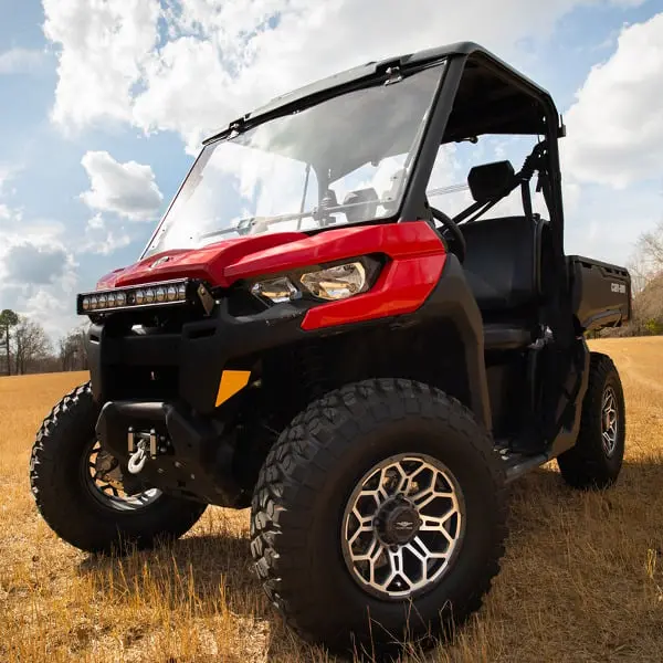 Falcon Ridge Can-Am Defender Velocity Flip Up Hard Coated Ar2 Windshield 2
