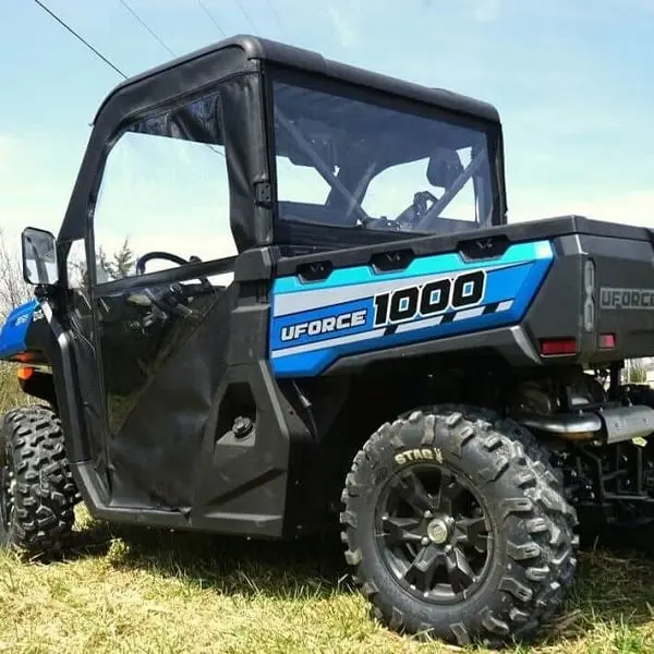 Falcon Ridge Cf Moto Uforce 1000 Soft Doors And Rear Window With Zipper 1