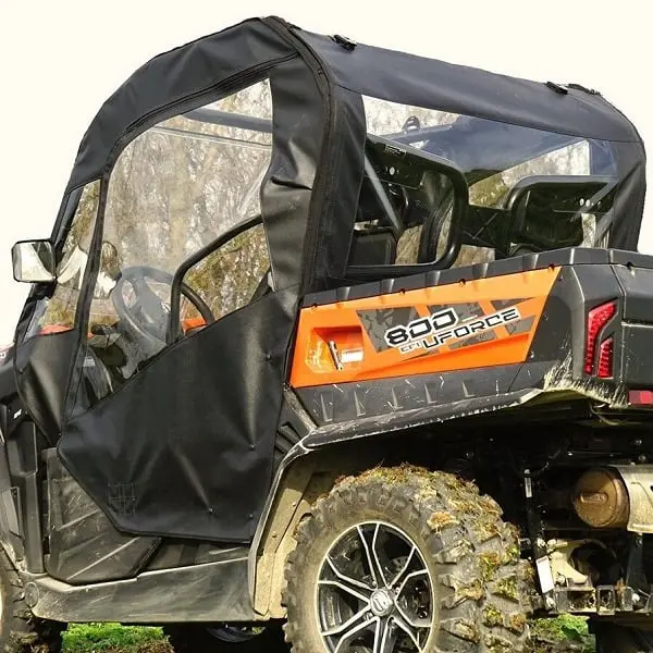 Falcon Ridge Cf Moto Uforce 500/800 Soft Doors And Rear Window With Zipper 1
