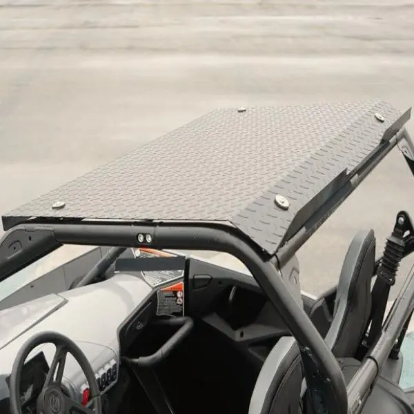 Falcon Ridge Cf Moto Zforce 950 Black Aluminum Diamond Hard Top Plate 2