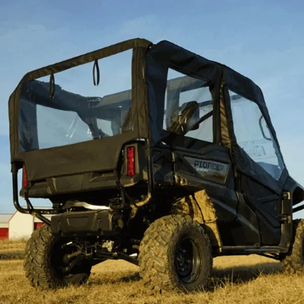 Falcon Ridge Honda Pioneer 1000-6 Soft Doors Middle And Rear Windows With Zipper 1