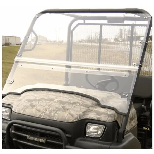Falcon Ridge Kawasaki Mule 3000/3010 Folding Front Hard Coated Windshield 1