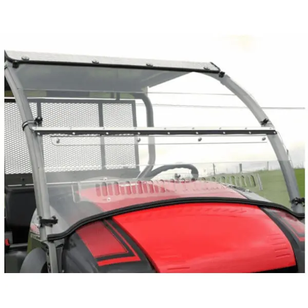 Falcon Ridge Kawasaki Mule 600/610 Folding Aero Vent Front Hard Coated Windshield 1