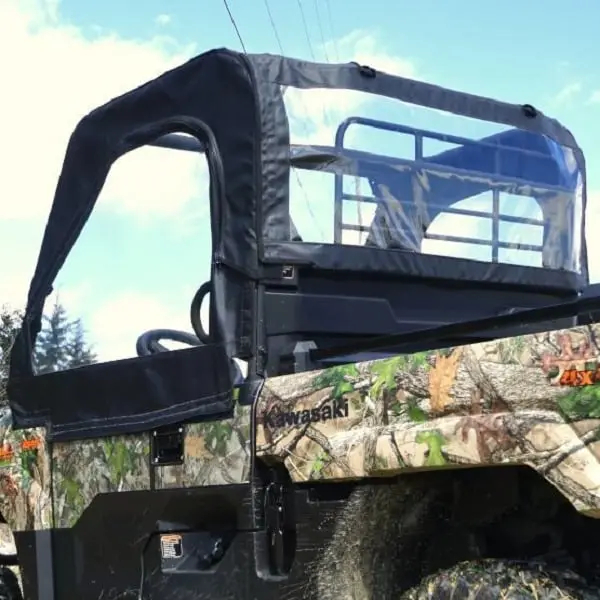 Falcon Ridge Kawasaki Mule Pro-Mx Soft Doors And Rear Window With Zipper 1