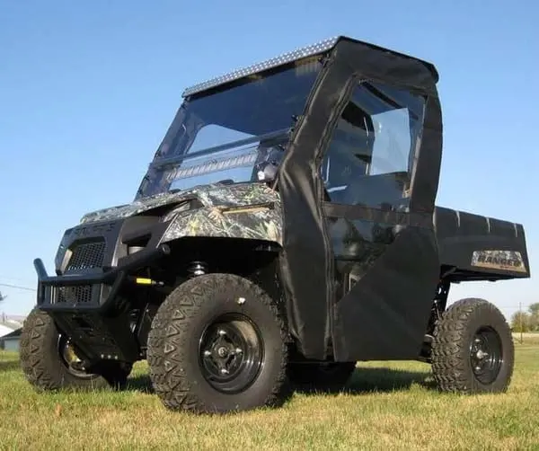 Falcon Ridge Mid-Size Polaris Ranger Aero Vent Front Windshield 1