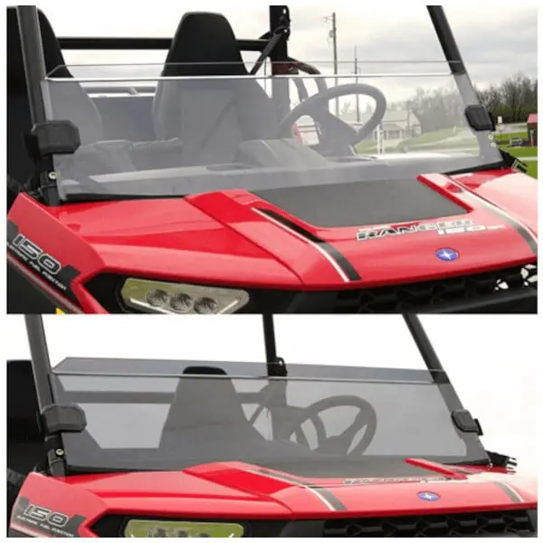 Falcon Ridge Polaris Ranger 150 Clear Half Front Windshield 1