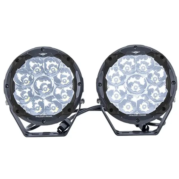 Falcon Ridge Summit 7" Round Light - Pair 1