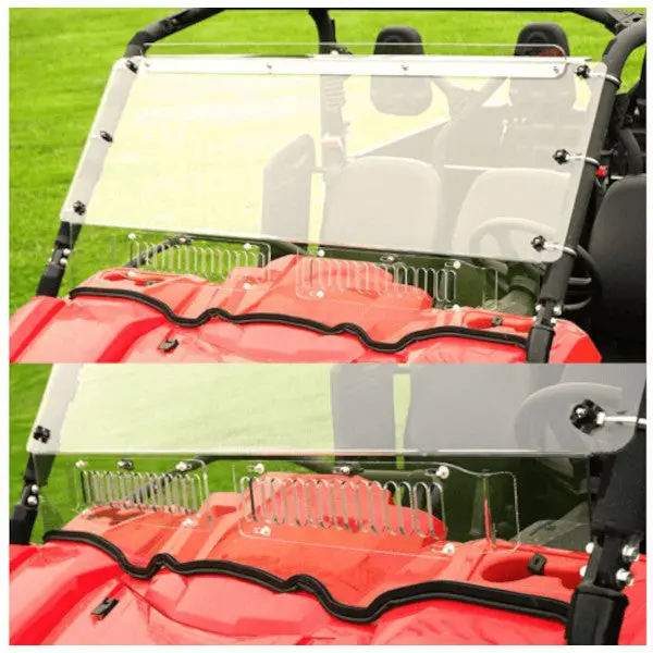 Falcon Ridge Yamaha Viking Aero Vent Front Windshield 2