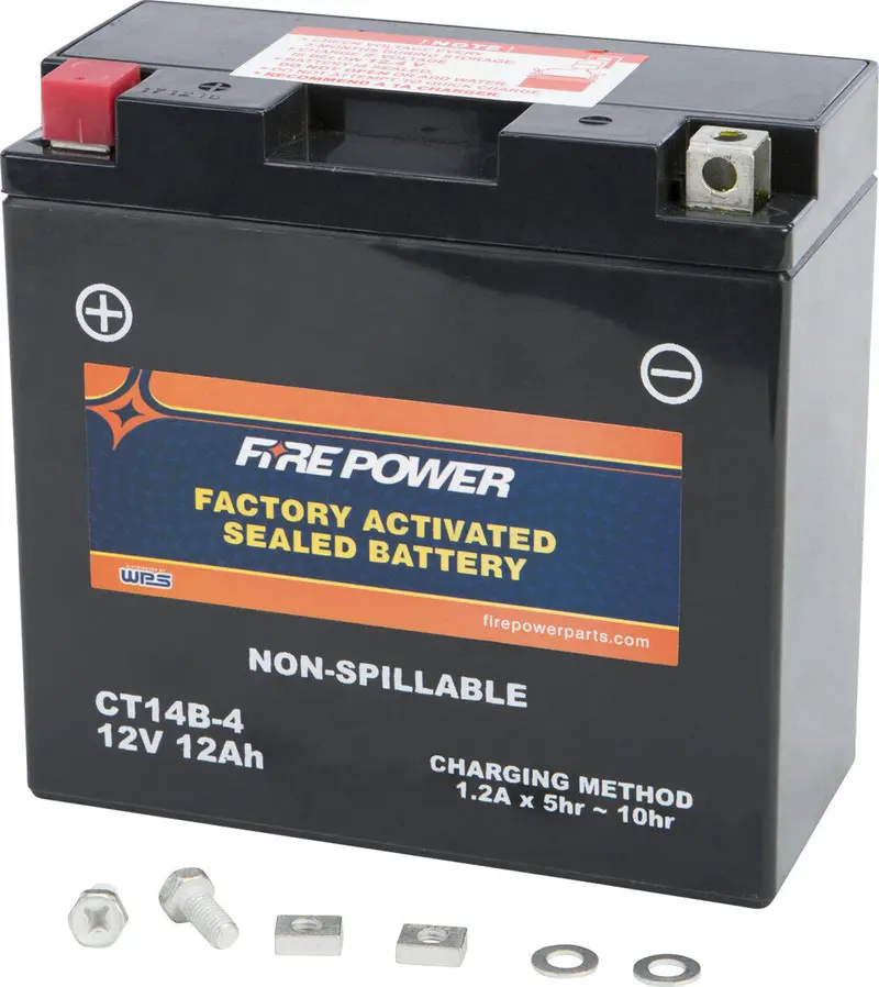 Fire Power Factory Activated Sealed Battery Ct14b-4 1