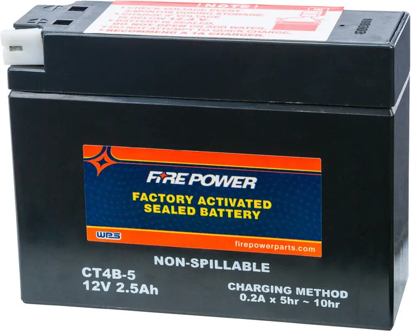 Fire Power Factory Activated Sealed Battery Ct4b-5 1