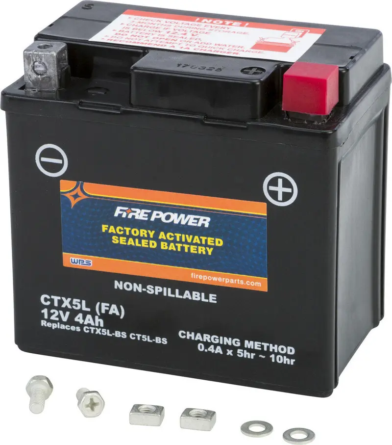 Fire Power Factory Activated Sealed Battery Ctx5l-Bs 1