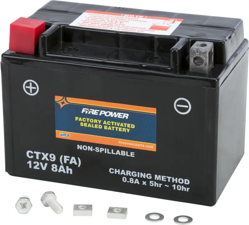 Fire Power Factory Activated Sealed Battery Ctx9-Bs 1
