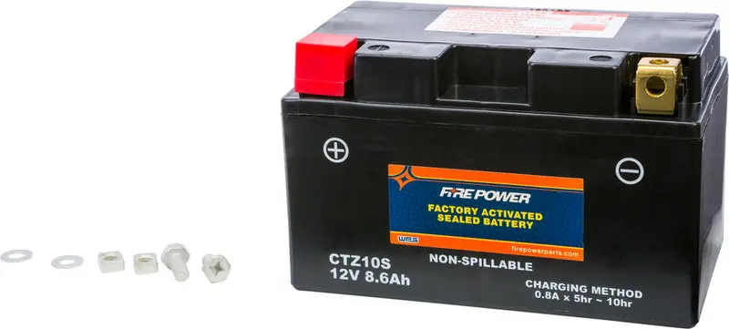 Fire Power Factory Activated Sealed Battery Ctz10s 1