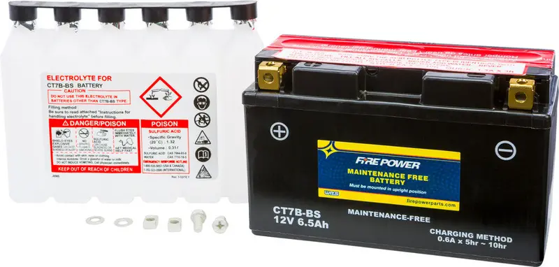 Fire Power Maintenance Free Sealed Battery Ct7b-Bs 1