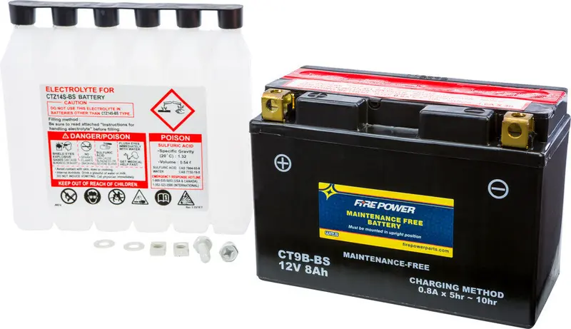 Fire Power Maintenance Free Sealed Battery Ct9b-Bs 1