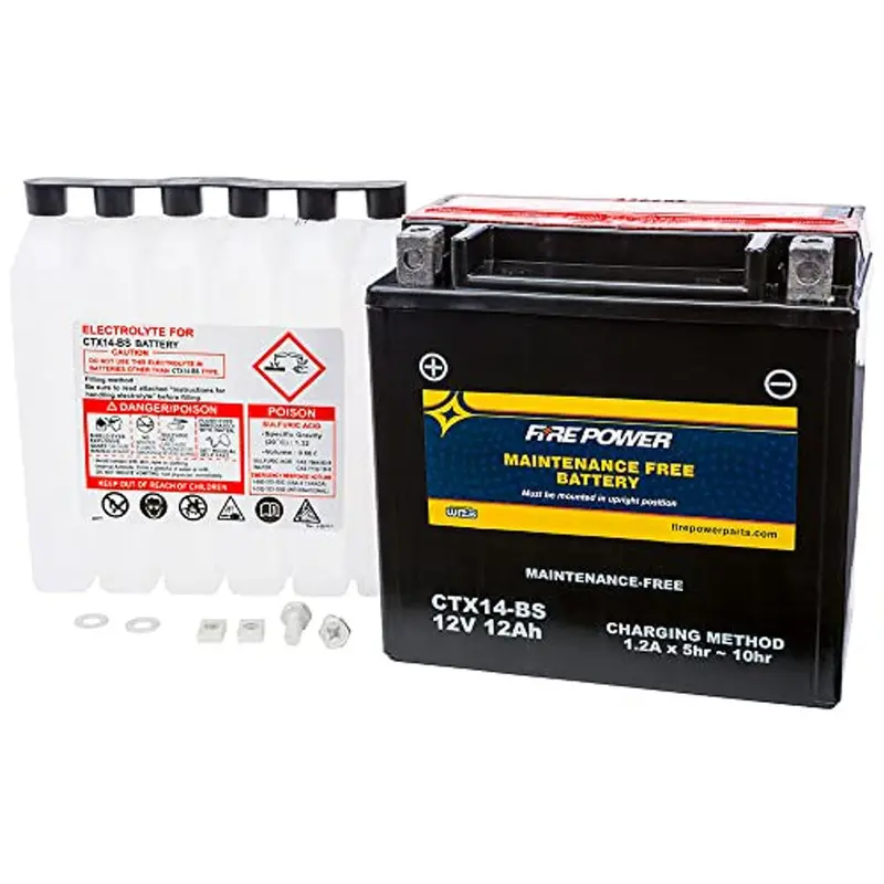 Fire Power Maintenance Free Sealed Battery Ctx14-Bs 1