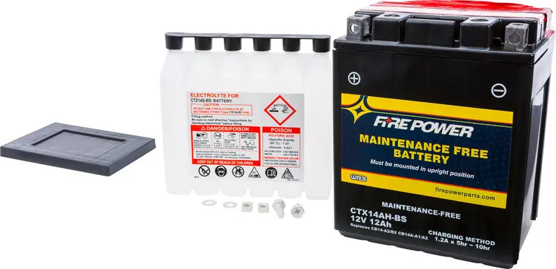 Fire Power Maintenance Free Sealed Battery Ctx14ah-Bs 1