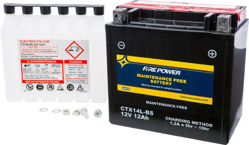 Fire Power Maintenance Free Sealed Battery Ctx14l-Bs 1