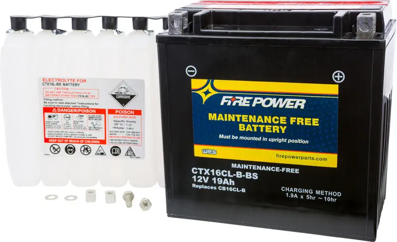 Fire Power Maintenance Free Sealed Battery Ctx16cl-B-Bs 1