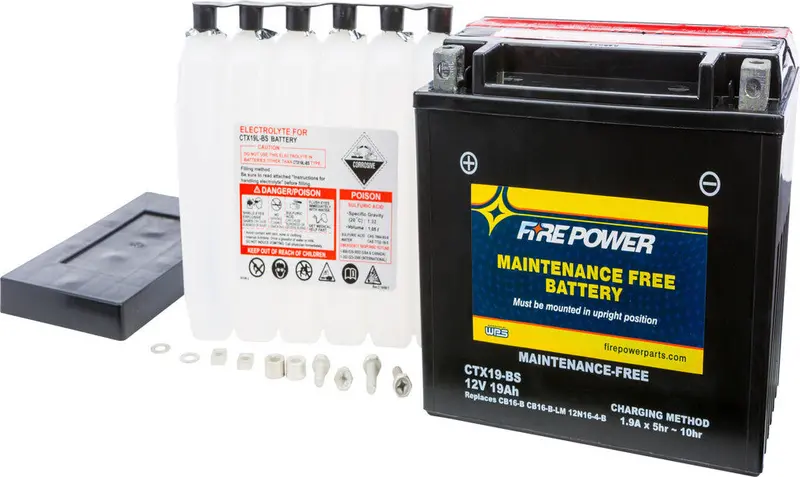 Fire Power Maintenance Free Sealed Battery Ctx19-Bs 1