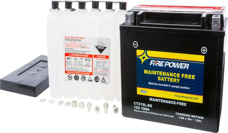 Fire Power Maintenance Free Sealed Battery Ctx19l-Bs 1
