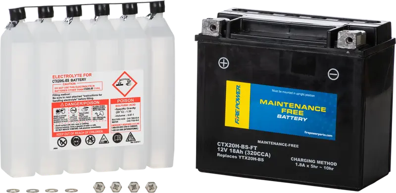 Fire Power Maintenance Free Sealed Battery Ctx20h-Bs 1