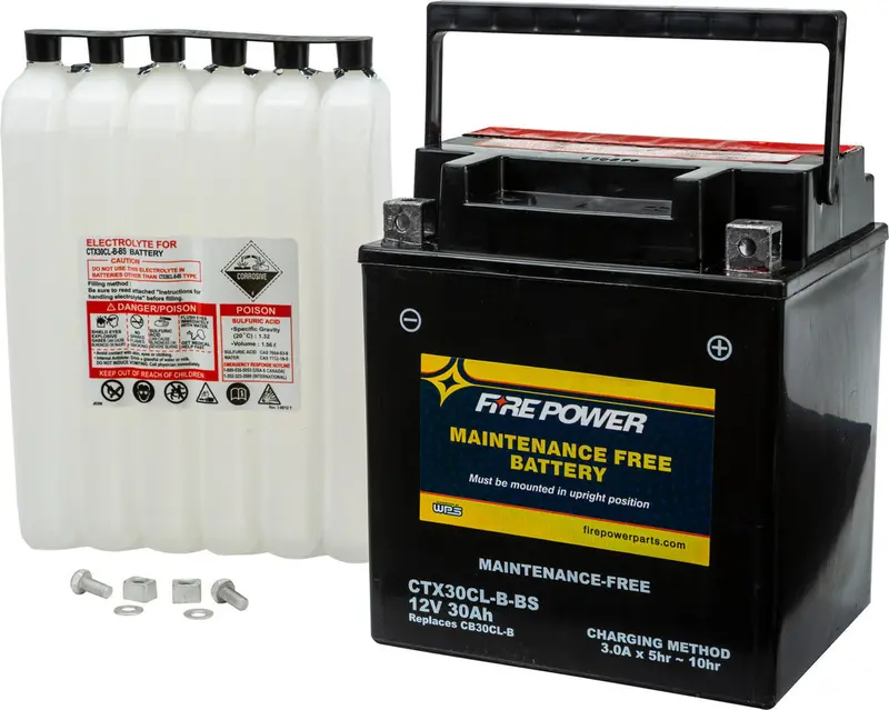 Fire Power Maintenance Free Sealed Battery Ctx30cl-B-Bs 1