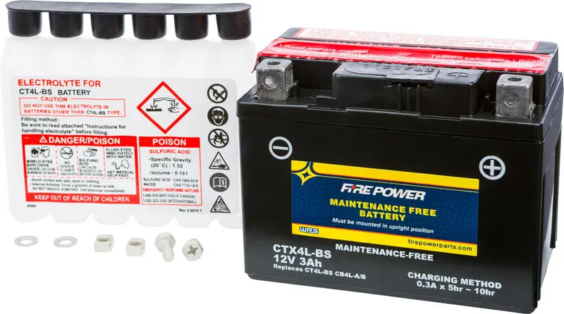 Fire Power Maintenance Free Sealed Battery Ctx4l-Bs 1