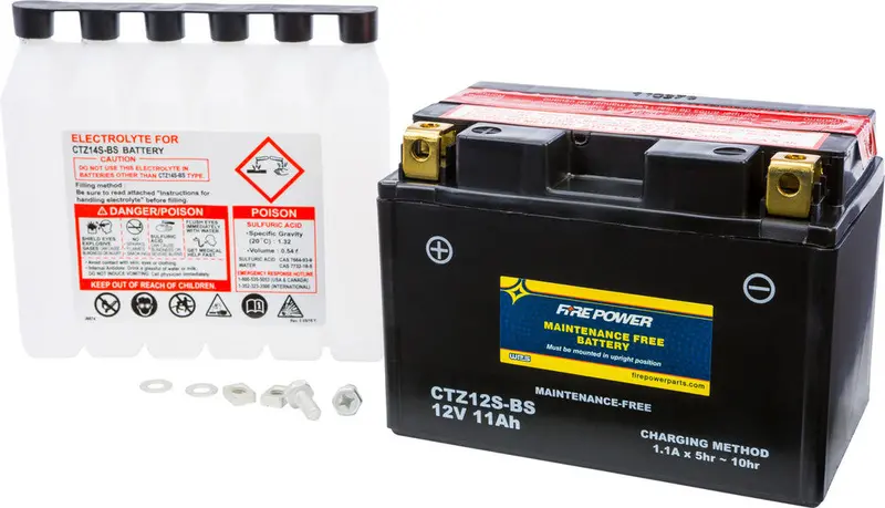 Fire Power Maintenance Free Sealed Battery Ctz12s-Bs 1