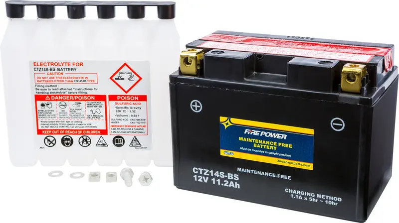 Fire Power Maintenance Free Sealed Battery Ctz14s-Bs 1