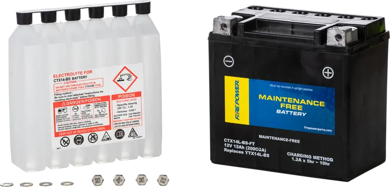 Fire Power Premium Factory Activated Battery Ctx14l-Bs 1