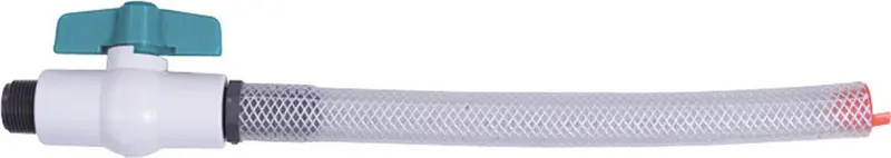 Fire Power Reinforced Filler Hose With Flow Control Valve & Push-In Plug 1