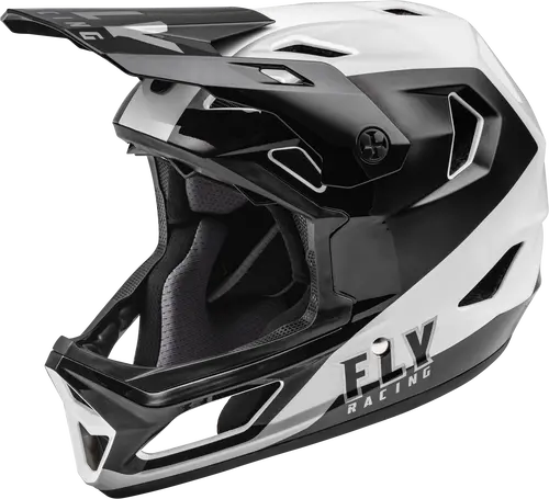 Fly Racing Rayce Helmet - Black/White 1