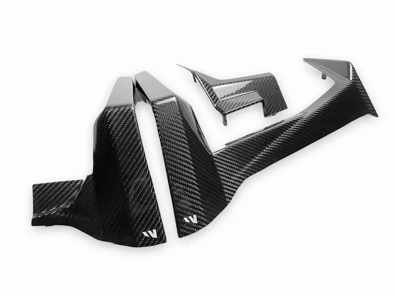 Fourwerx '20+ Polaris Rzr Pro Xp / Pro R Carbon Fiber 3Pc Dash Trim Kit 1