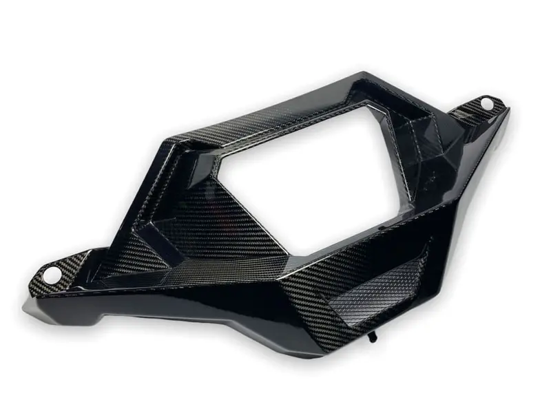 Fourwerx '21+ Polaris Rzr Pro R Carbon Fiber Exhaust Surround 1