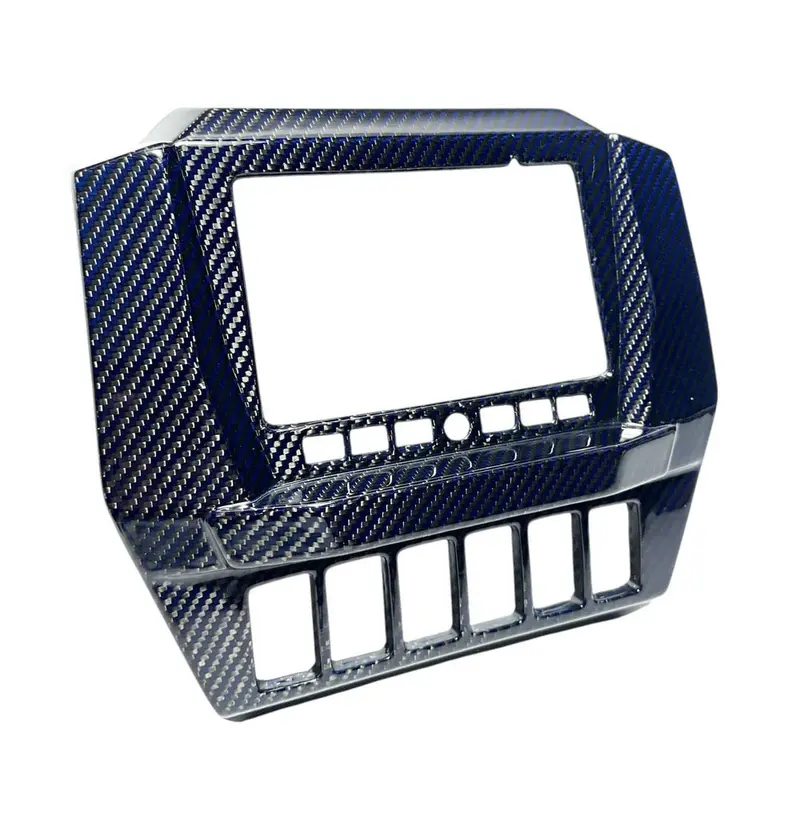 Fourwerx '25+ Polaris Rzr Pro Xp / Pro S / Pro R Ride Command Surround - Blue Carbon / Kevlar 1