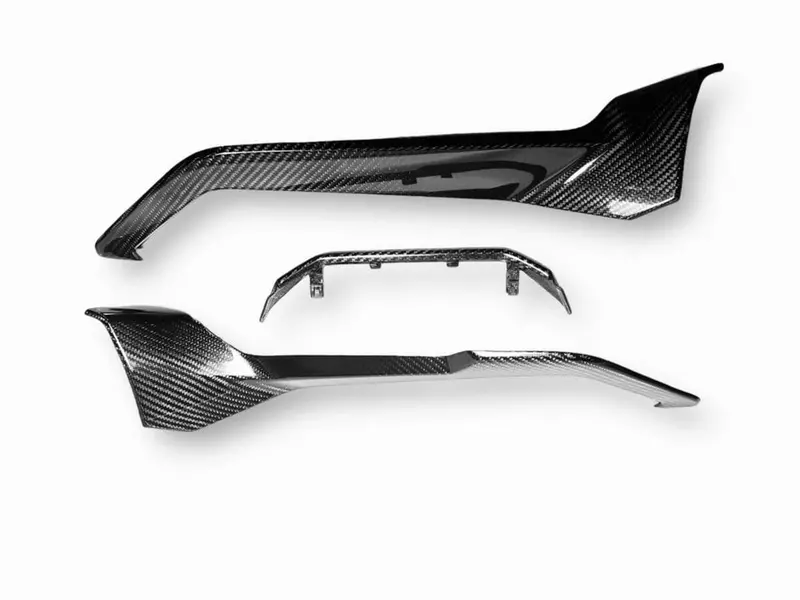 Fourwerx Can-Am Maverick R Carbon Fiber Dash Trim Kit - 3 Piece 1