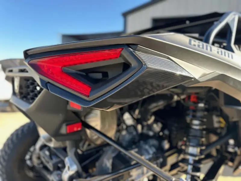 Fourwerx Can-Am Maverick R Carbon Fiber Tail Light Trim Set 2