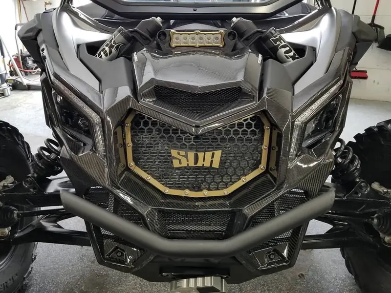Fourwerx Can-Am Maverick X3 Carbon Fiber Front Fascia 2