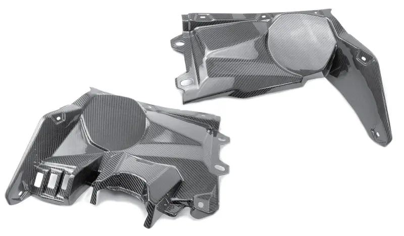 Fourwerx Can-Am Maverick X3 Carbon Fiber Upper Dash Side Panels 1