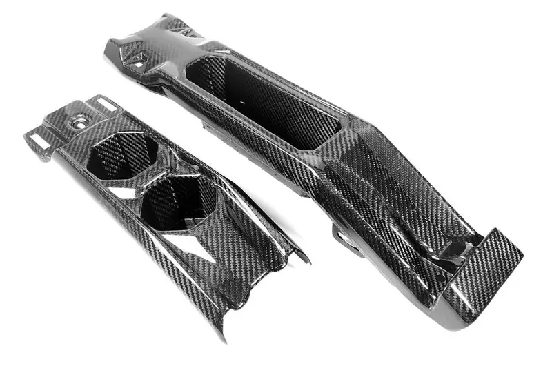 Fourwerx Can-Am Maverick X3 Max Carbon Fiber Rear Console With Cup Holders 1