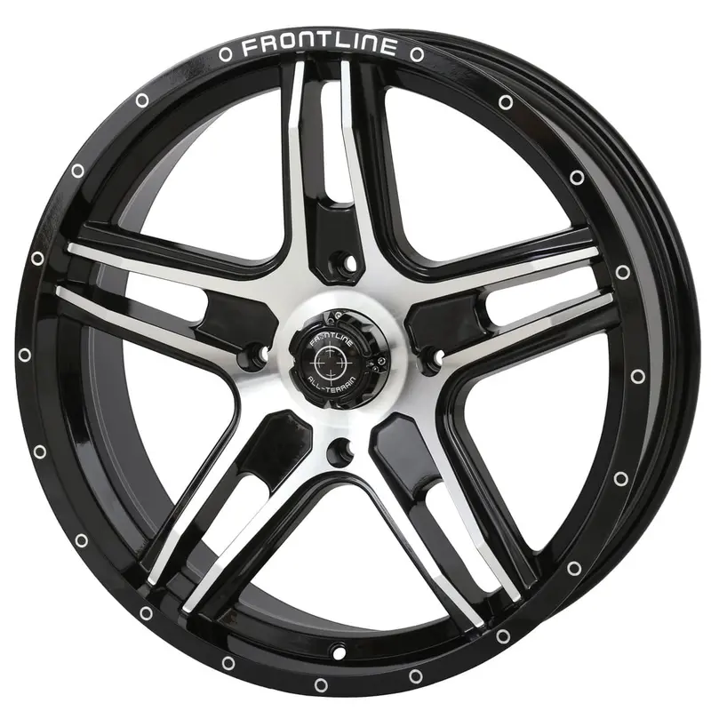 Frontline 505 Wheels - Gloss Black Machined 1