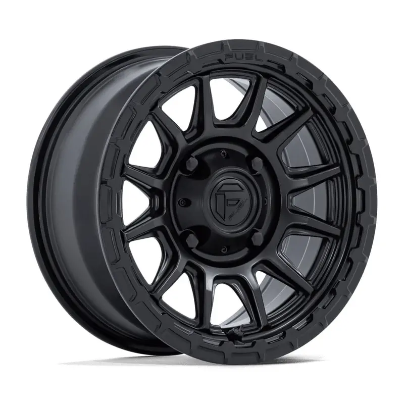 Fuel Cycle Utv Wheels - Matte Black W/ Gloss Black Lip 1